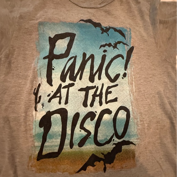 Gray Panic! At The Disco  T-Shirt - Picture 2 of 4